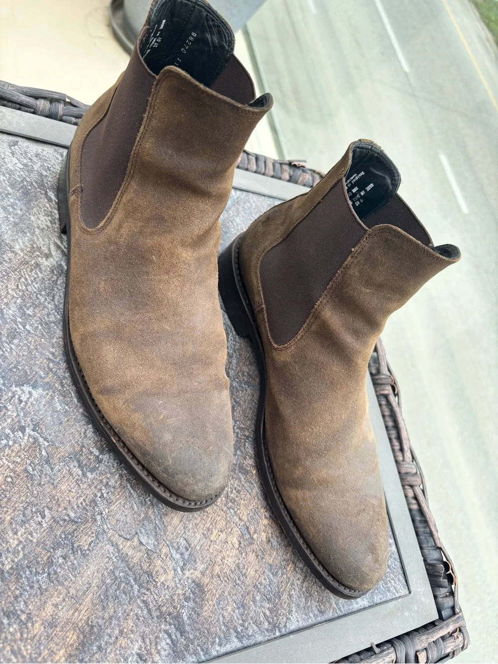 Men's Thursday Cavalier Brown Suede Chelsea Boots - Classic Pull-On Style
